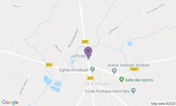 Localisation Irodouer Bp - 35850
