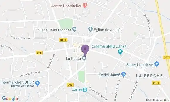 Localisation Janze - 35150