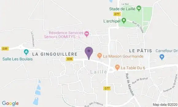Localisation Laille Bp - 35890