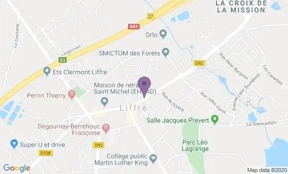 Localisation Liffre - 35340