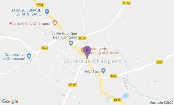 Localisation Livre sur Changeon Ap - 35450