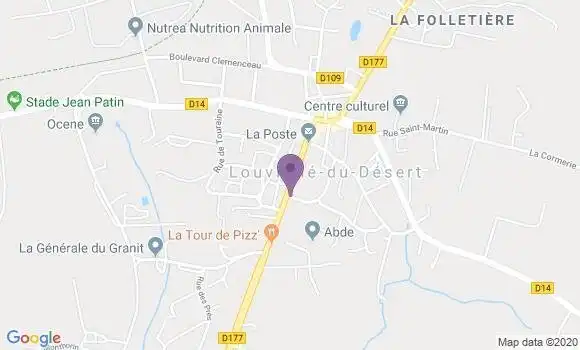 Localisation Louvigne du Desert Bp - 35420