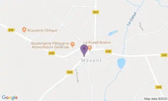 Localisation Maxent Ap - 35380