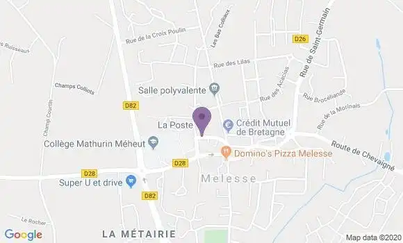Localisation Melesse - 35520