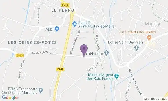 Localisation Melle Ap - 35420