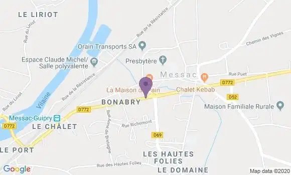 Localisation Messac Bp - 35480