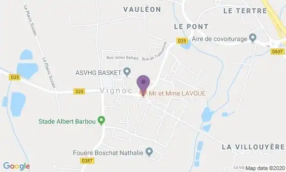 Localisation La Meziere Bp - 35520