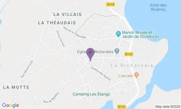 Localisation Le Minihic sur Rance Bp - 35870