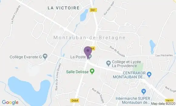 Localisation Montauban de Bretagne - 35360