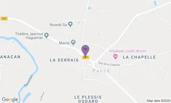Localisation Pance Ap - 35320