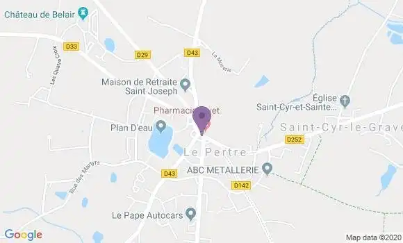 Localisation Le Pertre Ap - 35370