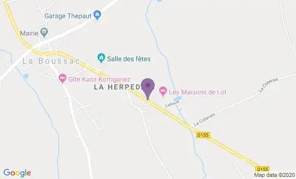 Localisation Pleine Fougeres Bp - 35610