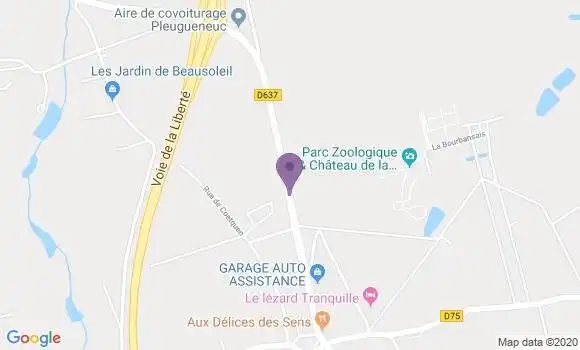 Localisation Pleugueneuc Bp - 35720