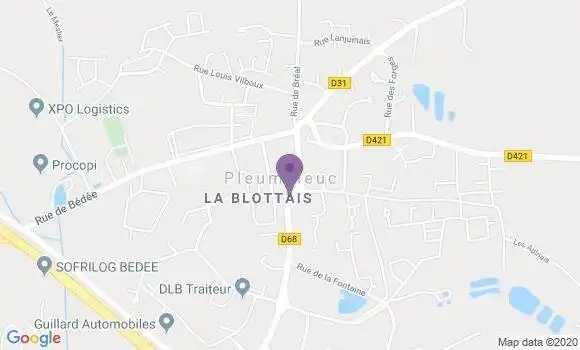 Localisation Pleumeleuc Ap - 35137
