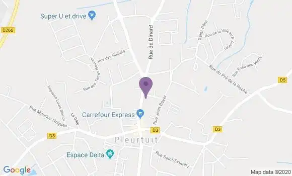 Localisation Pleurtuit Bp - 35730