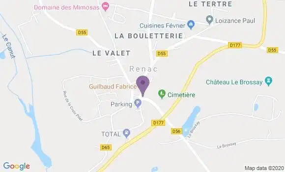 Localisation Renac Ap - 35660
