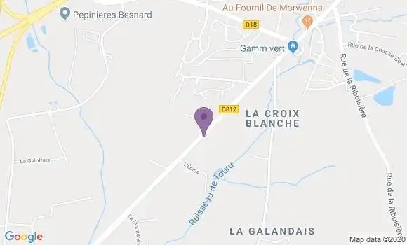 Localisation Romagne Ap - 35133