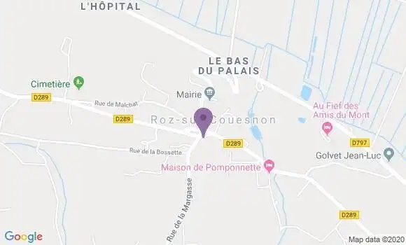 Localisation Roz sur Couesnon Ap - 35610