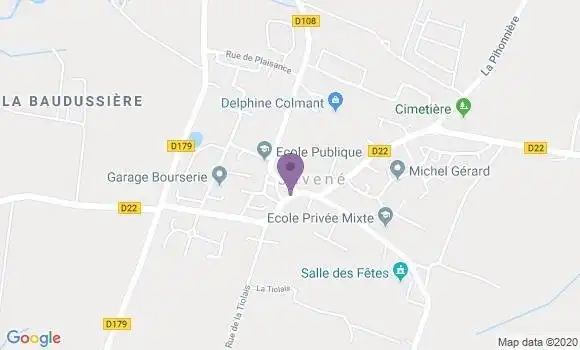 Localisation Sainte Anne sur Vilaine Ap - 35390
