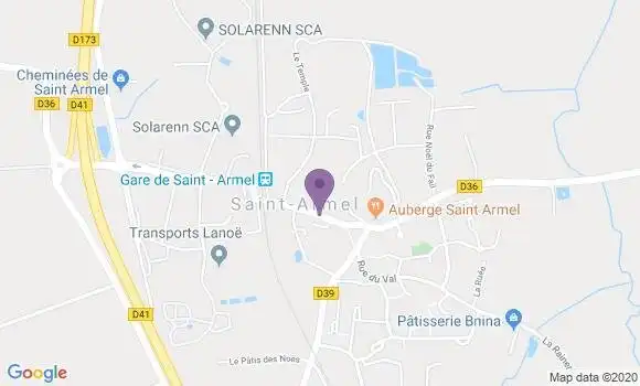 Localisation Saint Armel Ap - 35230