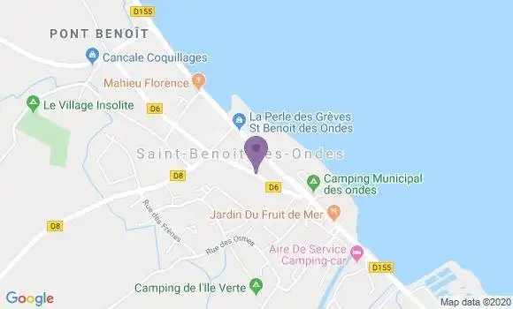 Localisation Saint Benoit des Ondes Ap - 35114