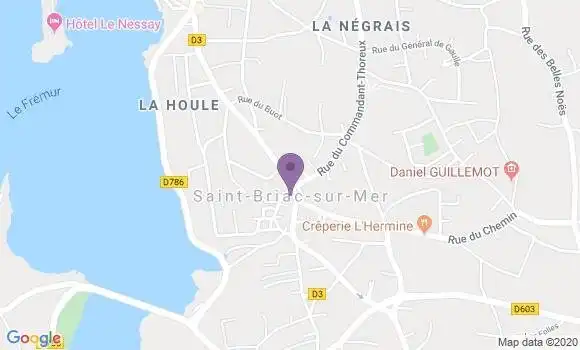Localisation Saint Briac sur Mer Bp - 35800