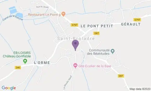 Localisation Saint Broladre Bp - 35120