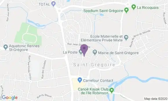 Localisation Saint Gregoire - 35760