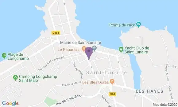 Localisation Saint Lunaire Bp - 35800