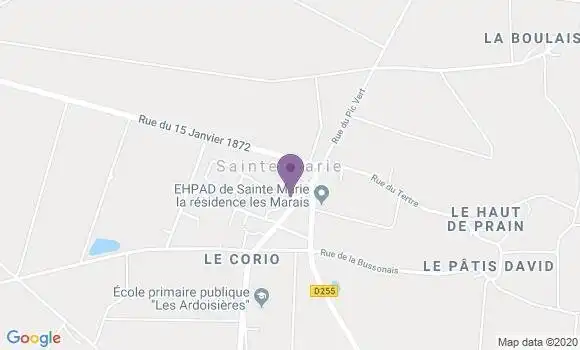 Localisation Sainte Marie Ap - 35600