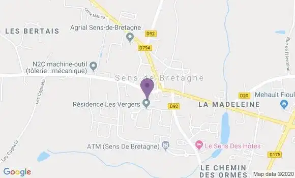 Localisation Saint Remy du Plain Ap - 35560
