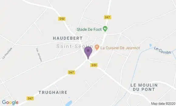 Localisation Saint Seglin Ap - 35330