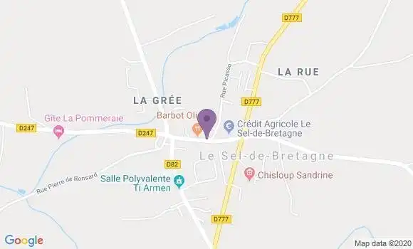 Localisation Le Sel de Bretagne Bp - 35320