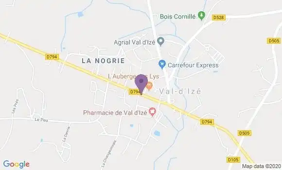 Localisation Taillis Ap - 35500