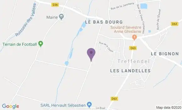 Localisation Treffendel Ap - 35380