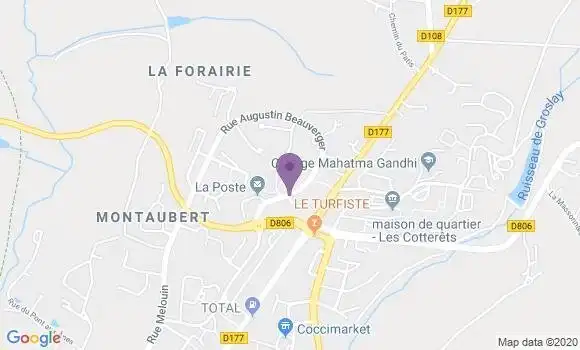 Localisation Fougeres la Forairie Bp - 35300