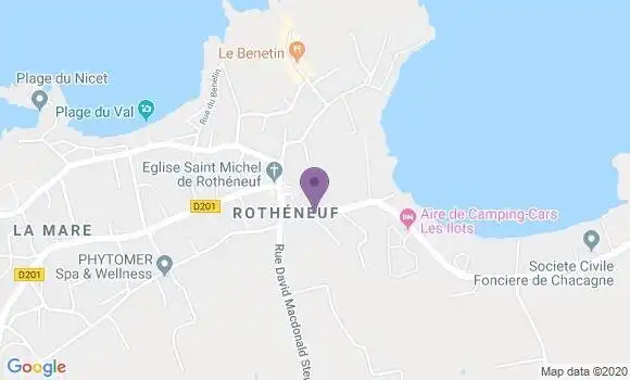 Localisation Rotheneuf Ap - 35400