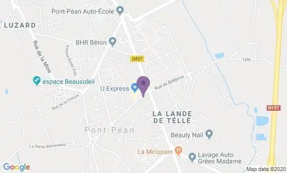 Localisation Pont Pean Bp - 35131