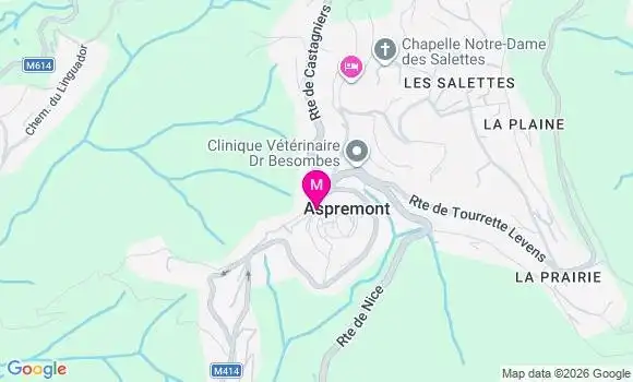 Localisation Aspremont - 06790