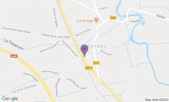 Localisation Les Bordes Bp - 36100