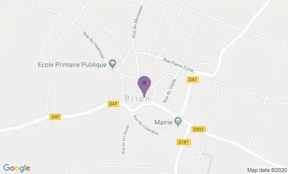 Localisation Brion Ap - 36110