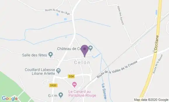 Localisation Celon Bp - 36200