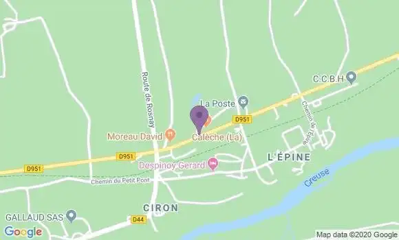 Localisation Ciron Ap - 36300