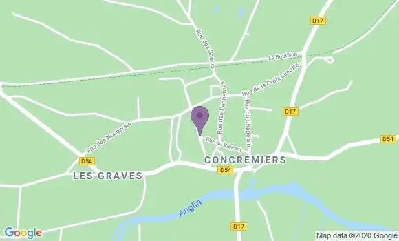 Localisation Concremiers Bp - 36300