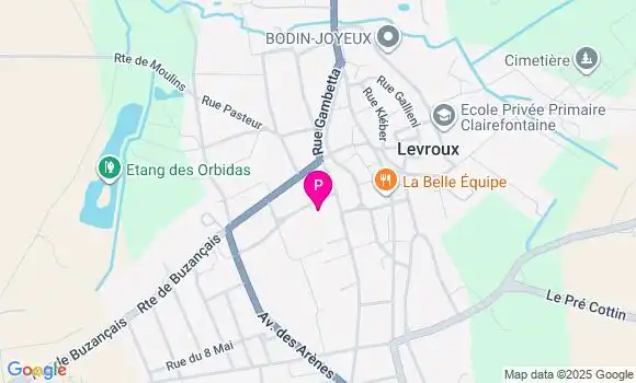 Localisation Levroux - 36110