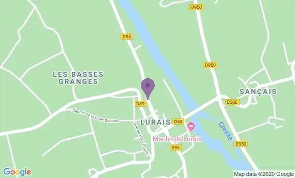Localisation Lurais Ap - 36220