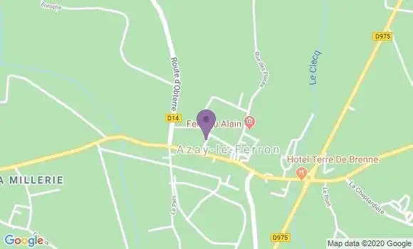 Localisation Martizay Bp - 36220