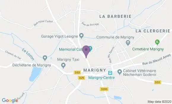 Localisation Merigny Ap - 36220