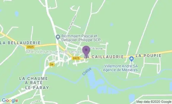 Localisation Mezieres En Brenne - 36290