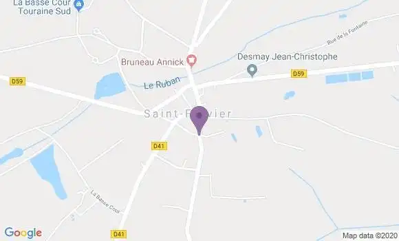 Localisation Obterre Ap - 36290